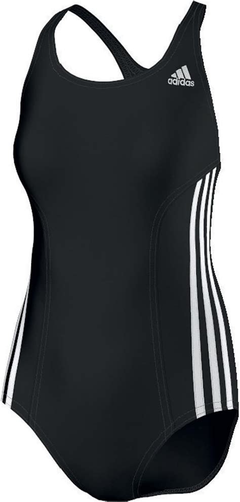 adidas infinitex damen drei streifen badeanzug mit bein|Adidas tankini damen.